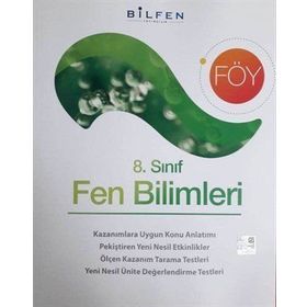 8 Sınıf Fen Bilimleri Biltest Soru Bankası Bilfen Yayınları