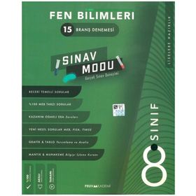 8. Sınıf Fen Bilimleri Branş Denemesi Pruva Akademi Yayınları