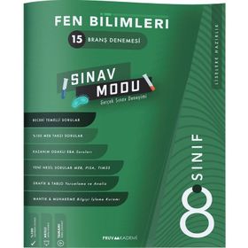 8. Sınıf Fen Bilimleri Branş Denemesi Pruva Akademi Yayınları