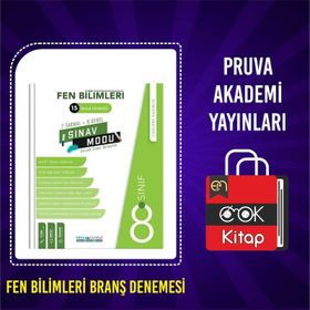 8. Sınıf Fen Bilimleri Branş Denemesi Pruva Akademi Yayınları