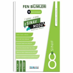 8. Sınıf Fen Bilimleri Branş Denemesi Pruva Akademi Yayınları