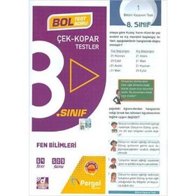 8. Sınıf Fen Bilimleri Çek Kopar Yaprak Test Kollektif Pergel Yayınları
