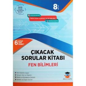 8.Sınıf Fen Bilimleri Çıkacak Sorular Kitabı Zeka Küpü Yayınları