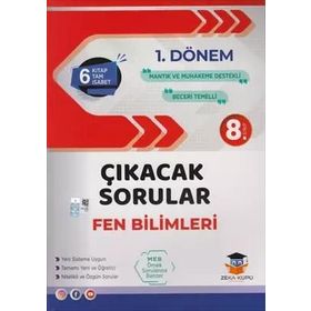 8.Sınıf Fen Bilimleri Çıkacak Sorular Kitabı Zeka Küpü Yayınları