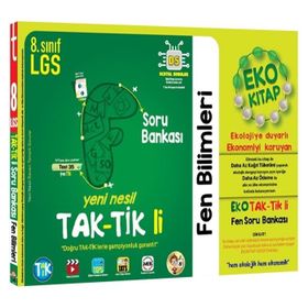 8. Sınıf Fen Bilimleri Eko Taktikli Soru Bankası - Tonguç Yayınları
