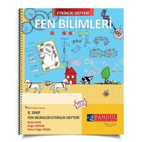 8. Sınıf Fen Bilimleri Etkinlik Defteri Pandül Yayınları