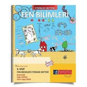 8. Sınıf Fen Bilimleri Etkinlik Defteri Pandül Yayınları