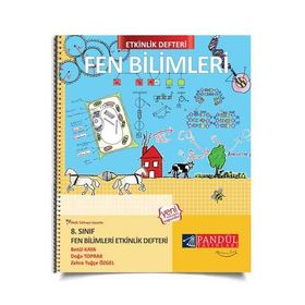 8. Sınıf Fen Bilimleri Etkinlik Defteri Pandül Yayınları