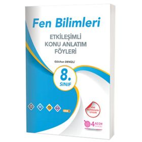 8. Sınıf Fen Bilimleri Etkinlik Konu Anlatım Föyleri 4 Adım Yayınları