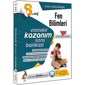 8. Sınıf Fen Bilimleri Etkinlikli Kazanım Soru Bankası-Çanta Yayınları