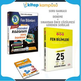 8. Sınıf Fen Bilimleri Etkinlikli Kazanım Soru Bankası-Çanta Yayınları