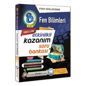 8. Sınıf Fen Bilimleri Etkinlikli Kazanım Soru Bankası-Çanta Yayınları