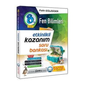 8. Sınıf Fen Bilimleri Etkinlikli Kazanım Soru Bankası-Çanta Yayınları