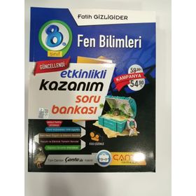 8. Sınıf Fen Bilimleri Etkinlikli Kazanım Soru Bankası-Çanta Yayınları