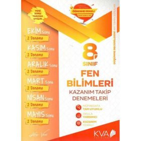 8. Sınıf Fen Bilimleri Fark Var Kazanım Takip Denemeleri - Koray Varol Akademi Yayınları