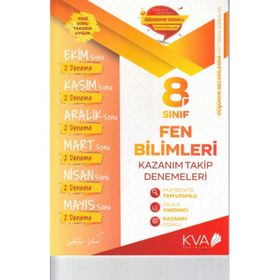 8. Sınıf Fen Bilimleri Fark Var Kazanım Takip Denemeleri - Koray Varol Akademi Yayınları
