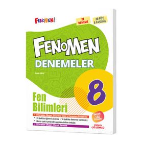 8. Sınıf Fen Bilimleri Fenomen 28 Deneme Gama Yayınları