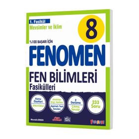 8. Sınıf Fen Bilimleri Fenomen Mevsimler ve İklim 1. Fasikül Gama Yayınları