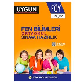 8. Sınıf Fen Bilimleri FÖY Çek Çıkar Yaprak Test-Sadık Uygun Yayınları