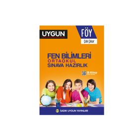 8. Sınıf Fen Bilimleri FÖY Çek Çıkar Yaprak Test-Sadık Uygun Yayınları