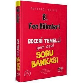 8. Sınıf Fen Bilimleri Garantör Beceri Temelli Soru Bankası-Data Yayınları