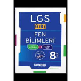 8. Sınıf Fen Bilimleri Gibi Soru Bankası + Yaprak Test-Tambilgi Yayınları