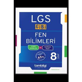 8. Sınıf Fen Bilimleri Gibi Soru Bankası + Yaprak Test-Tambilgi Yayınları