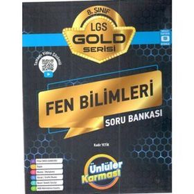8. Sınıf Fen Bilimleri Gold Serisi Yeni Nesil Soru Bankası - Mutlu Yayınları