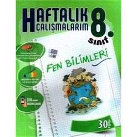 8. Sınıf Fen Bilimleri Haftalık Çalışmalarım-Batı Akademi Yayınları