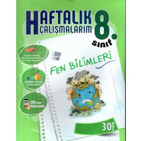 8. Sınıf Fen Bilimleri Haftalık Çalışmalarım-Batı Akademi Yayınları