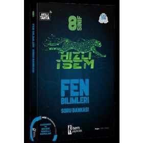 8. Sınıf Fen Bilimleri Hızlı İsem Soru Bankası 2021-İsem Yayınları