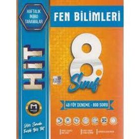 8. Sınıf Fen Bilimleri İntro Hıt 40 Deneme Mozaik Yayınları