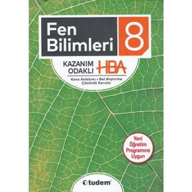 8. Sınıf Fen Bilimleri Kazanım Odaklı HBA - Tudem Yayınları