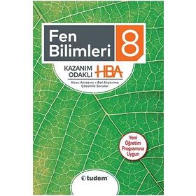 8. Sınıf Fen Bilimleri Kazanım Odaklı HBA - Tudem Yayınları