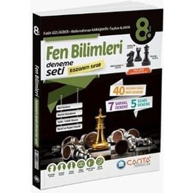 8. Sınıf Fen Bilimleri Kazanım Sıralı Deneme Seti - Çanta Yayınları