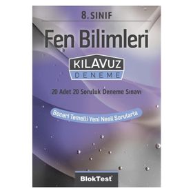 8. Sınıf Fen Bilimleri Kılavuz Deneme-Bloktest Yayınları