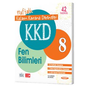 8.Sınıf Fen Bilimleri KKD Haftalık Kazanım Kavrama Denemeleri Kurmay ELT Yayınları