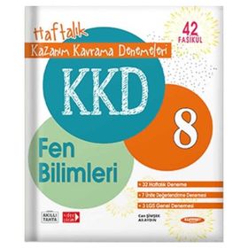 8.Sınıf Fen Bilimleri KKD Haftalık Kazanım Kavrama Denemeleri Kurmay ELT Yayınları