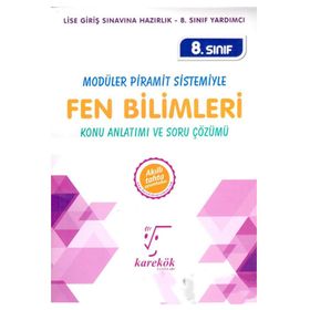 8. Sınıf Fen Bilimleri Konu Anlatımlı Soru Bankası - Karekök Yayınları