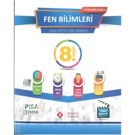 8. Sınıf Fen Bilimleri Konu Özetli Soru Bankası Seti Sonuç Yayınları