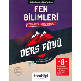 8. Sınıf Fen Bilimleri Konu Özetli Soru Bankası-Tambilgi Yayınları