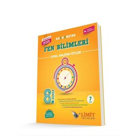 8. Sınıf Fen Bİlimleri Kronometre Konu Anlatım Föyleri-Limit Yayınları