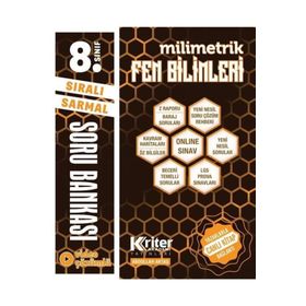 8. Sınıf Fen Bilimleri Milimetrik Soru Bankası-Kriter Akademi Yayınları