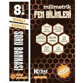 8. Sınıf Fen Bilimleri Milimetrik Soru Bankası-Kriter Akademi Yayınları