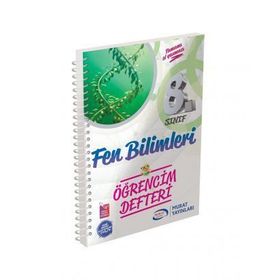 8. Sınıf Fen Bilimleri Öğrencim Defteri Murat Yayınları