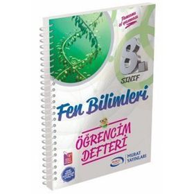 8. Sınıf Fen Bilimleri Öğrencim Defteri Murat Yayınları
