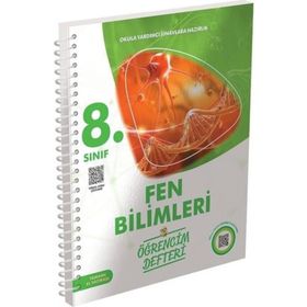 8. Sınıf Fen Bilimleri Öğrencim Defteri Murat Yayınları