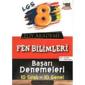 8. Sınıf Fen Bilimleri Onlu Deneme Kollektif Toy Akademi Yayınları