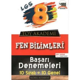 8. Sınıf Fen Bilimleri Onlu Deneme Kollektif Toy Akademi Yayınları