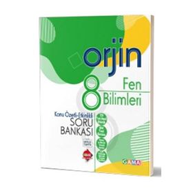 8. Sınıf Fen Bilimleri Orjin Konu Özetli Etkinlikli Soru Bankası-Gama Okul Yayınları